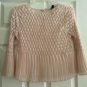 TopShop pale pink blouse